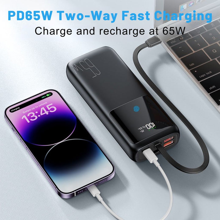 Skanto | VoltMate Pro 65W – Smart Multicharge Powerbank med Touch Display