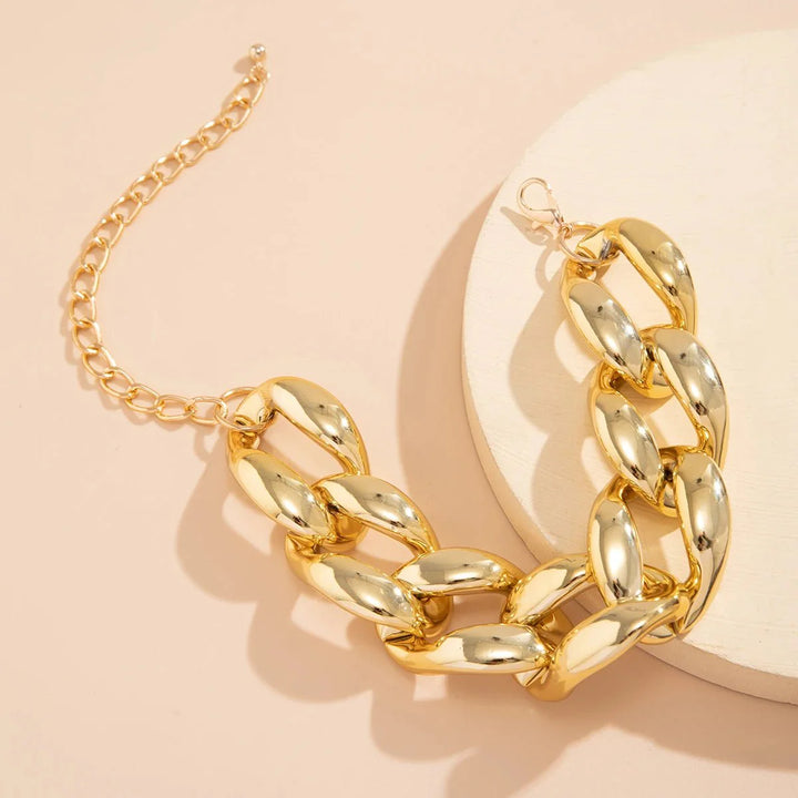 Skanto | Overdrevet Chunky Cuban Link Choker Necklace