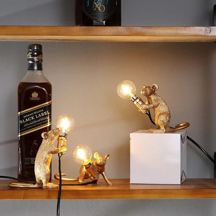Lekent Museformet LED Lampe Skanto