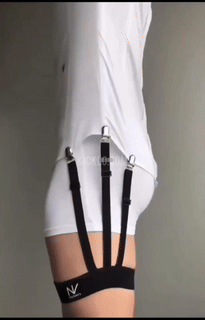Skanto | Unisex Antiskli Elastisk Skjorteholder Stropp