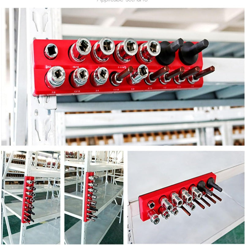 Heavy-Duty Magnetisk Socket Organizer Skanto
