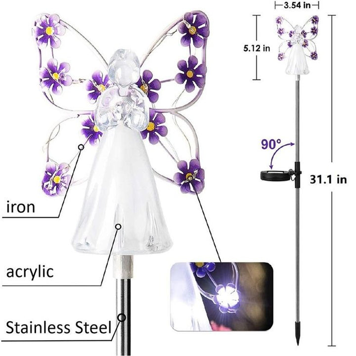 Skanto | 👼Vanntette Solar Engel-lampe