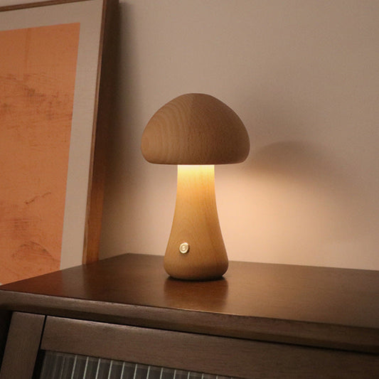 Norvo | Sopp bordlampe i tre