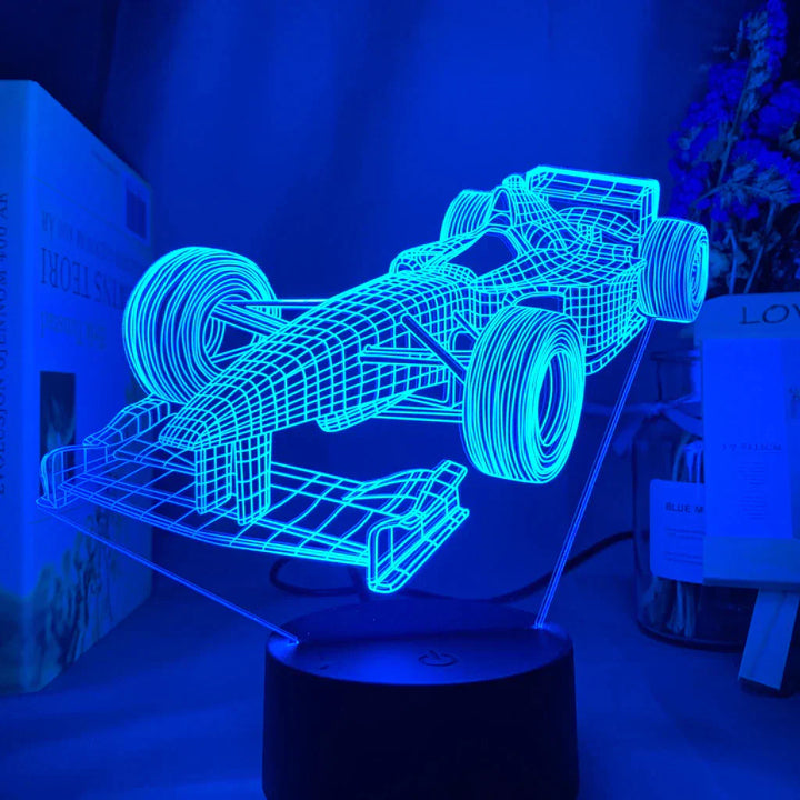 Skanto | Formel-1-3D-Illusjonslampe med fargemodus