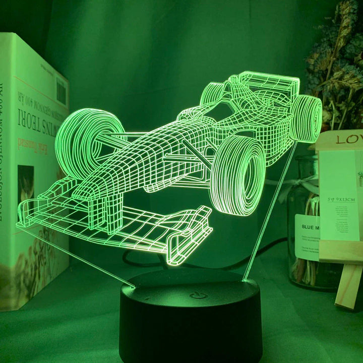 Skanto | Formel-1-3D-Illusjonslampe med fargemodus
