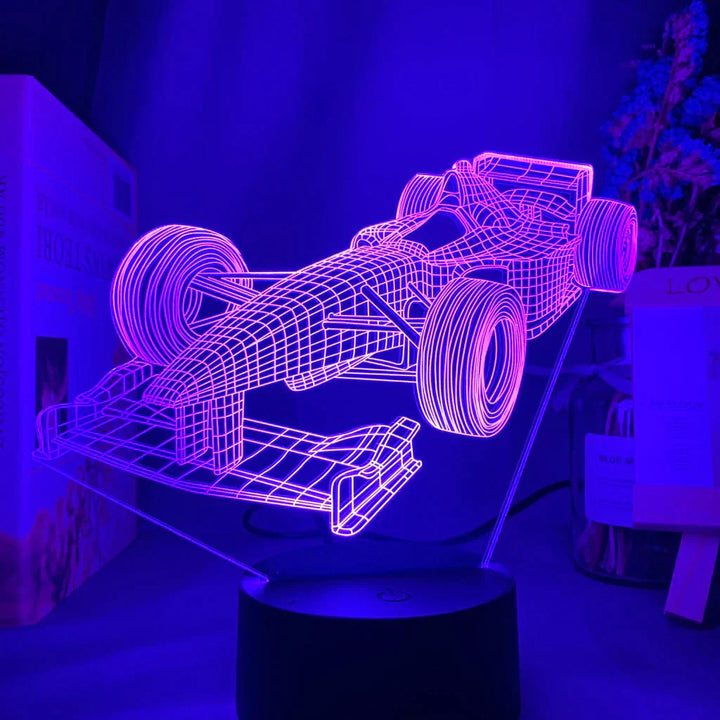 Skanto | Formel-1-3D-Illusjonslampe med fargemodus