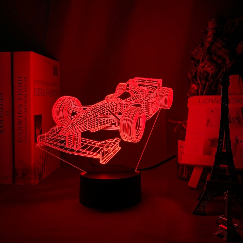 Norvo | Formel-1-3D-Illusjonslampe med fargemodus