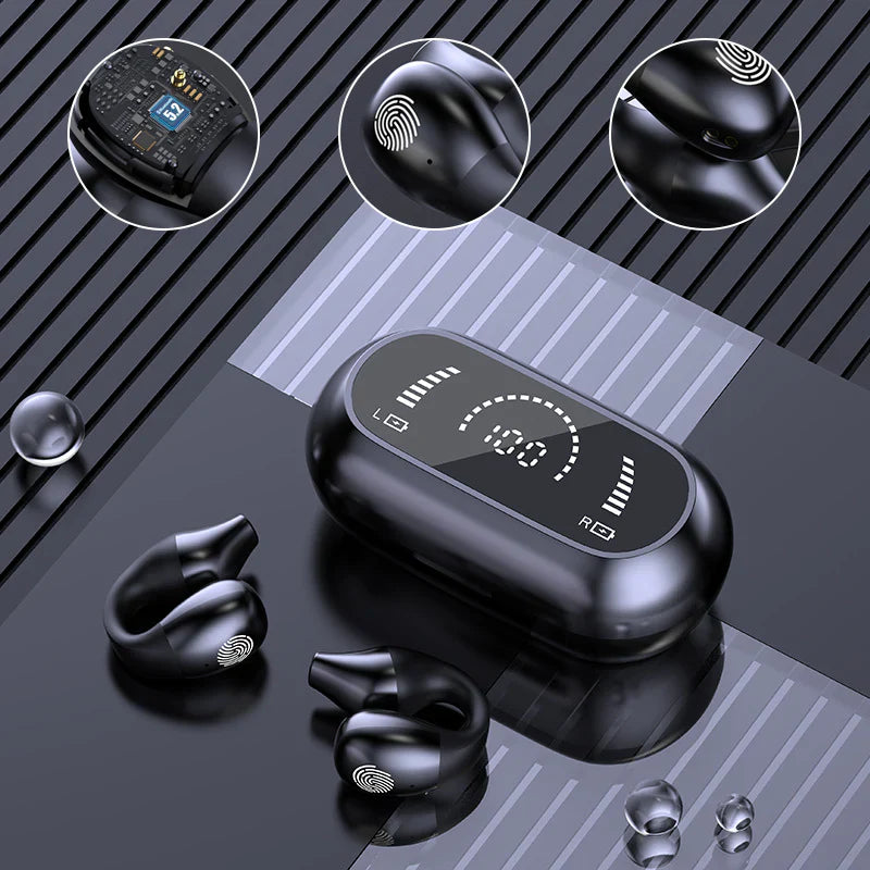 Trådløst Øreklips Bluetooth Hodesett Skanto