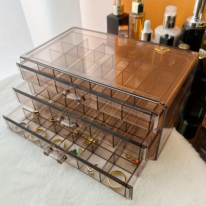 EleganceBox - Luksus Smykke Organizer med 72 Rom Skanto