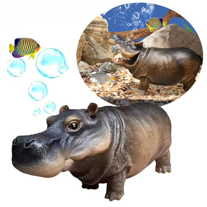 Mini Hippo Dekorativ Fiskebowl LuftboSkantoer | Skanto