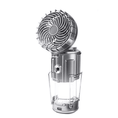 Portable Stretchable Solar Lithium Battery Electric Fan + Emergency Light | Skanto