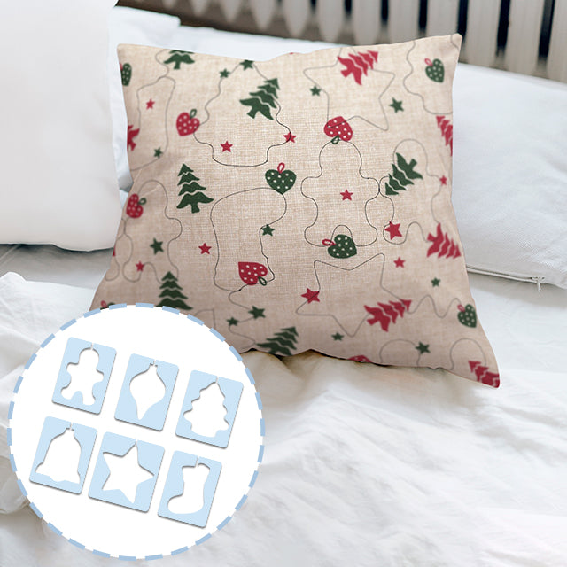 Skanto | Julemotiv Quilt Malsett (6 STL) - Med Instruksjoner