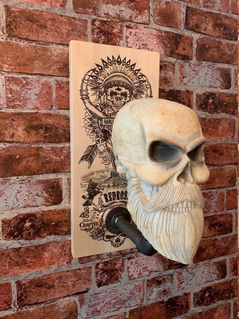 Skanto | Bearded Skull – Eagle Skull & Cross
