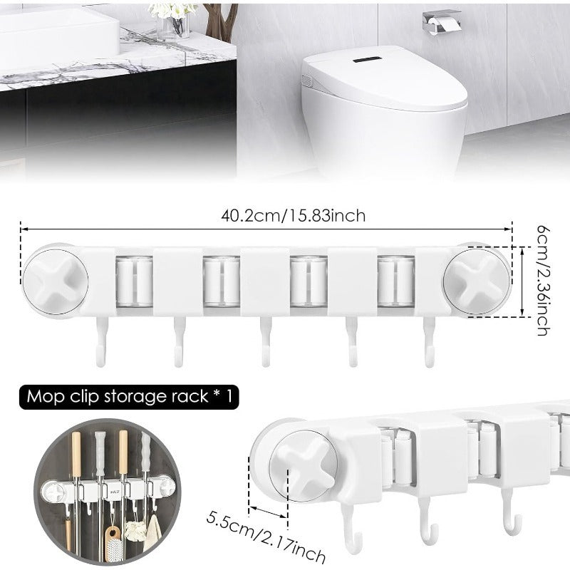 Vacuum Mop Holder Rack Skanto