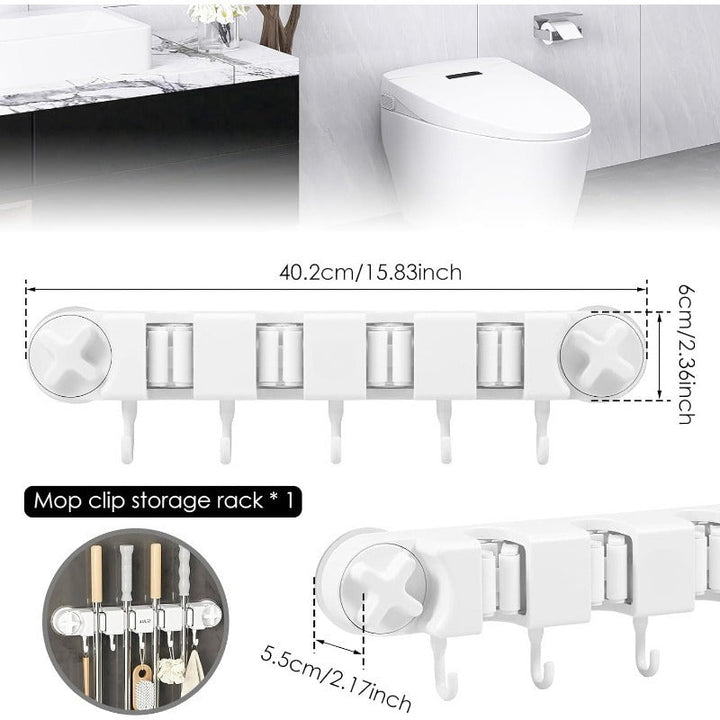 Vacuum Mop Holder Rack Skanto