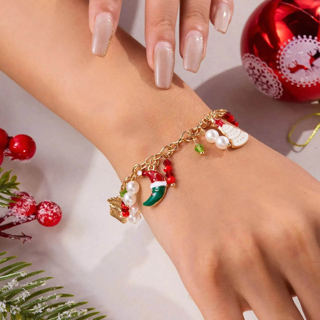 Skanto | Jule adventscharms armbånd Nøtteknekkeren Charm armbånd