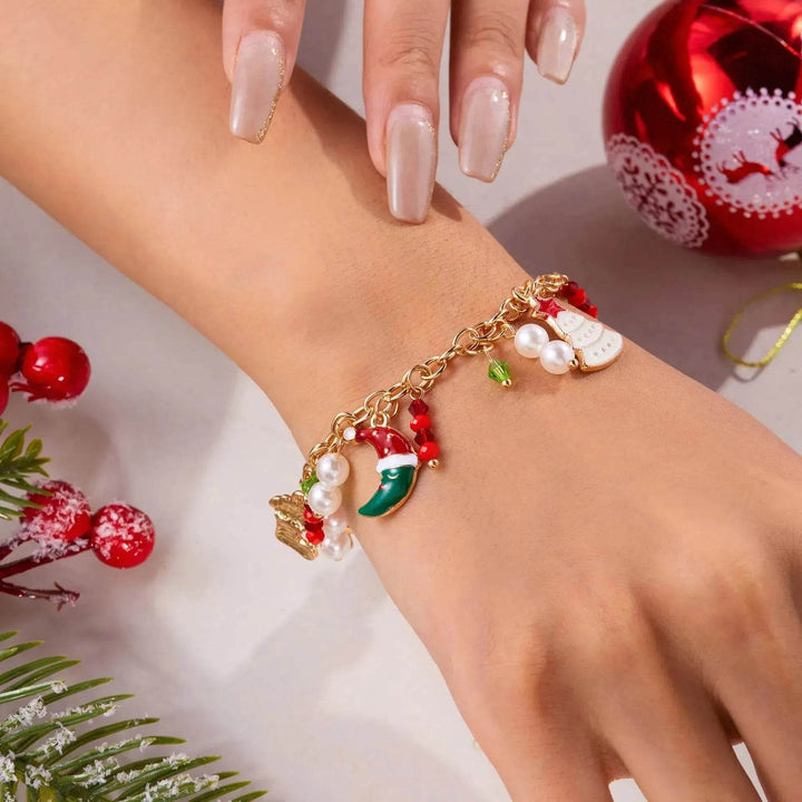 Skanto | Jule adventscharms armbånd Nøtteknekkeren Charm armbånd