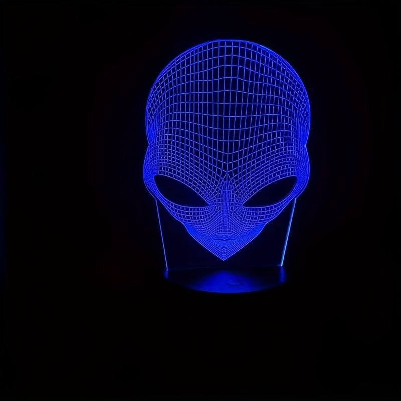 Skanto | AstroLight – 3D-alienlampe med LED fargebelysning og berøringskontroll