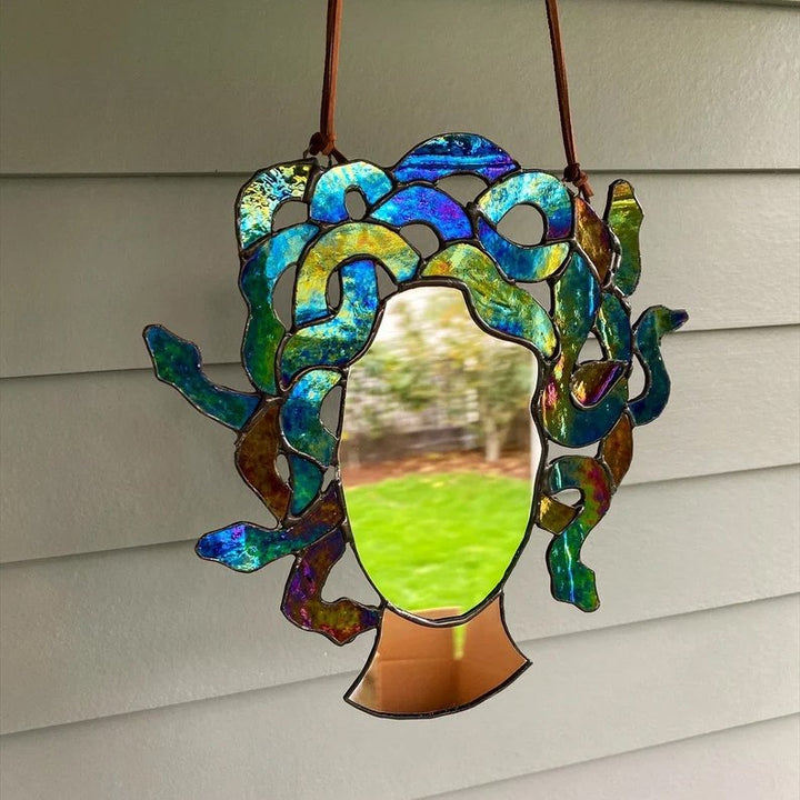 Skanto | Medusa Glassmaleri Solfanger Speil