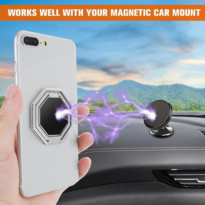 Skanto | FlexiRing 360° Magnetisk Telefonholder & Stativ