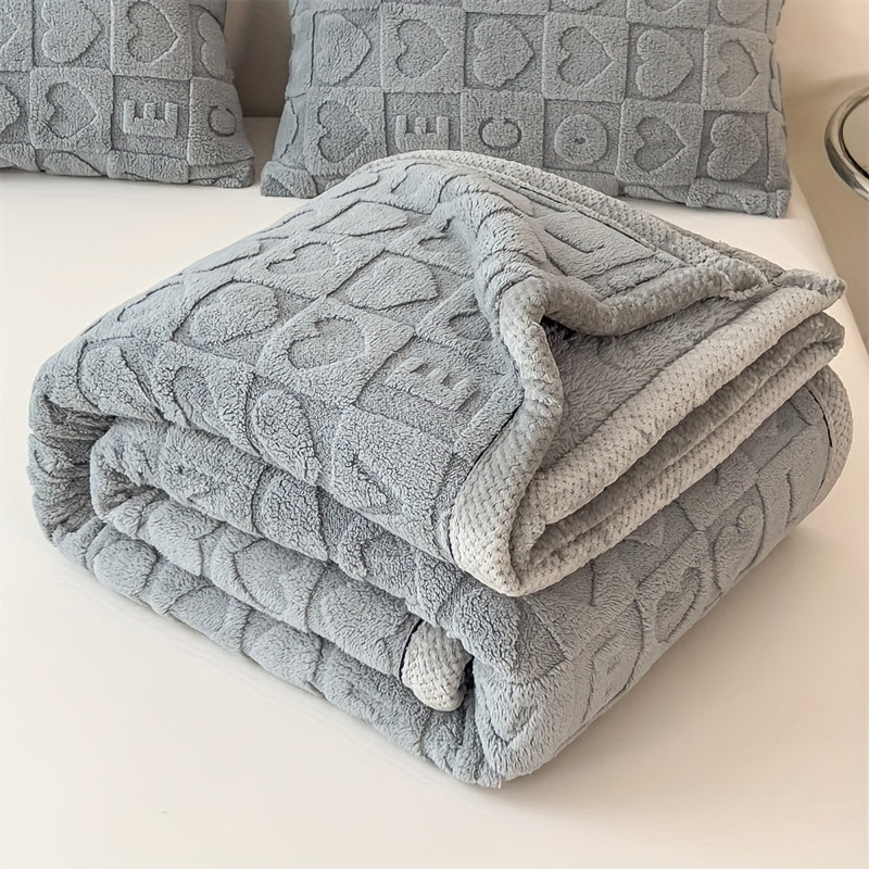 CozyCoral – Luksus Fleece-teppe for Alle Årstider Skanto