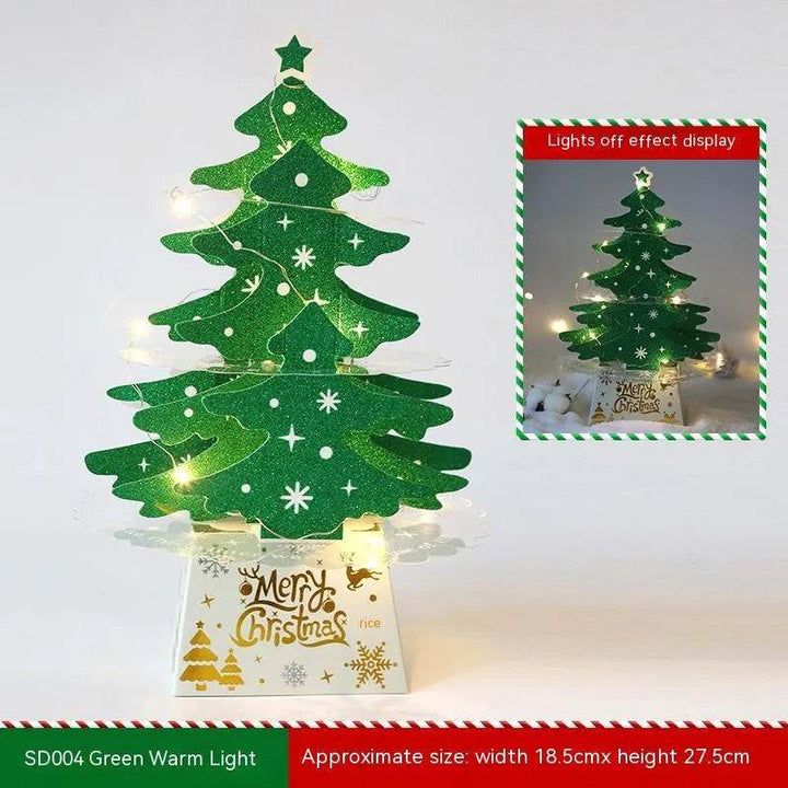 Skanto | Juledekorasjoner Mini Desktop Julehilsen Kort Ornamenter