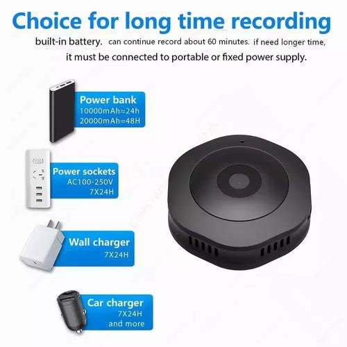 Skanto | Ultra Mini Usynlig HD WiFi Skjult Kamera