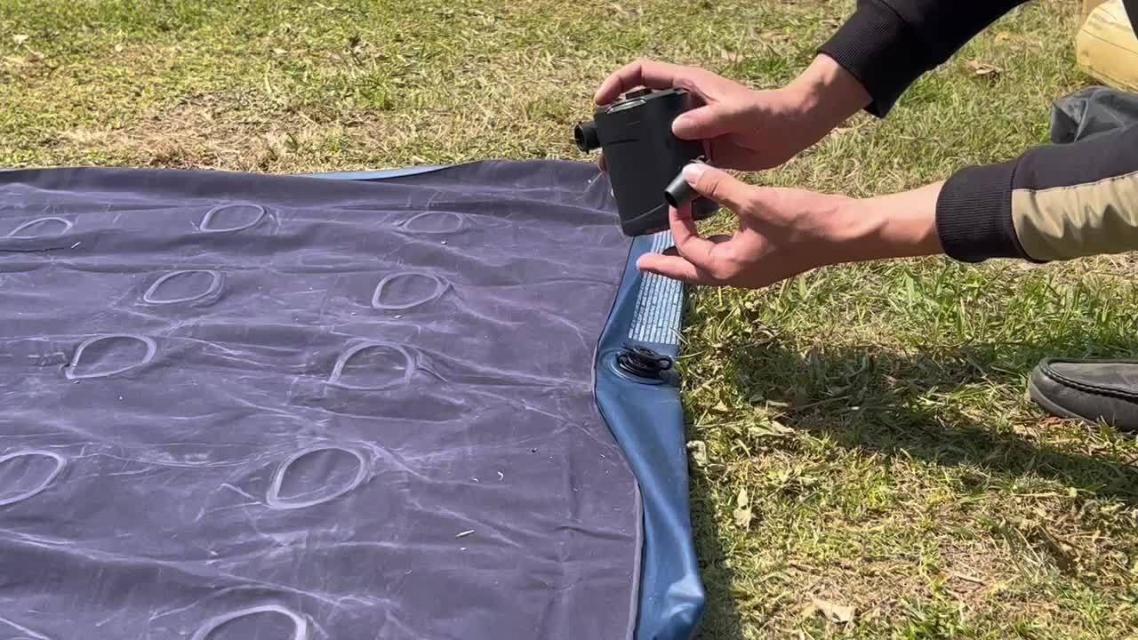 Norvo | Elektrisk Luftpumpe AirTrek Mini | USB Oppladbar & Trådløs | Kompakt & Robust | For Luftmadrasser & Utendørs