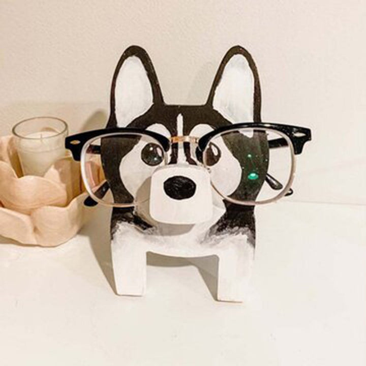 Skanto | 🦉Brillestativ i tre med dyr👓
