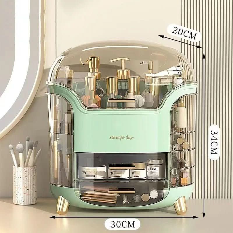 Norvo | opp organiser - Støvbestandig og vanntett kosmetikkboks med elegant design