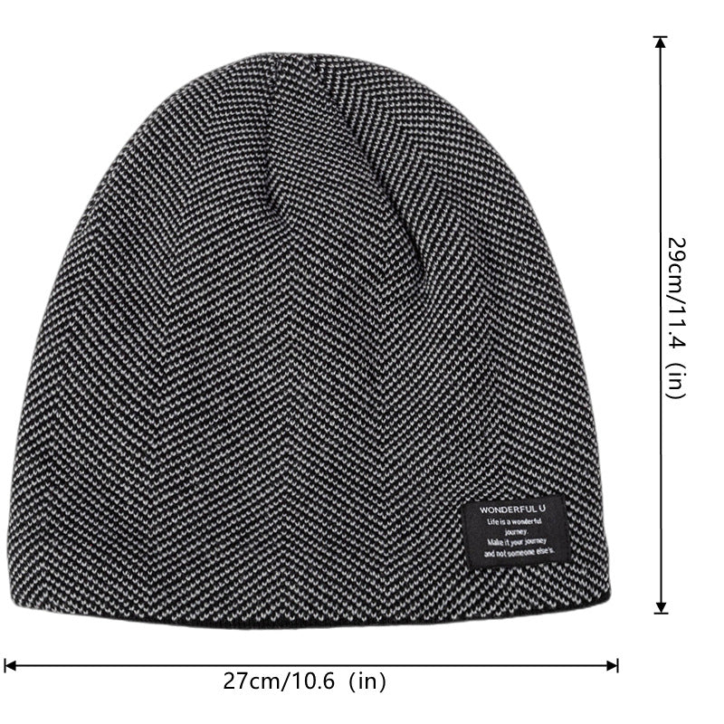 Skanto | Vinter Utendørs Fleece Strikket Lue