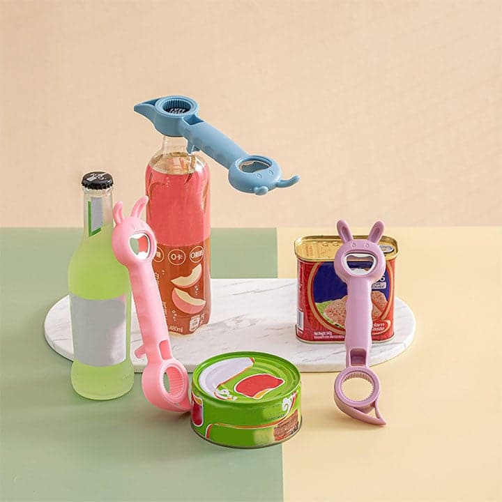 Skanto | VersaPop - 4 i 1 Korketrekker - Praktisk Korketrekker - Kompakt Design - Ideell for Alle Anledninger