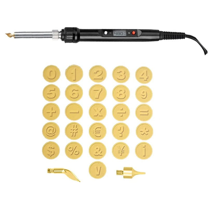Skanto | 26 Buchstaver Kobberform —DIY Trebrenning/Laging Set