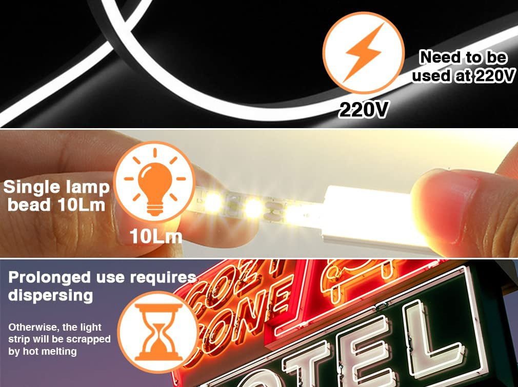 LED Fleksibel - Vanntett - 5m/10m - Innendørs og Utendørs | Skanto