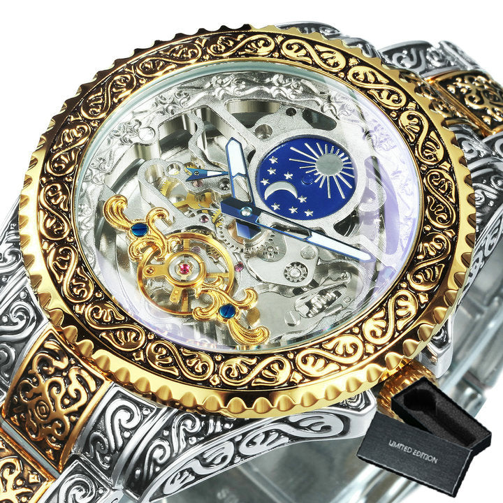 Skanto | Vintage Moon Automatisk Tourbillon Klokke