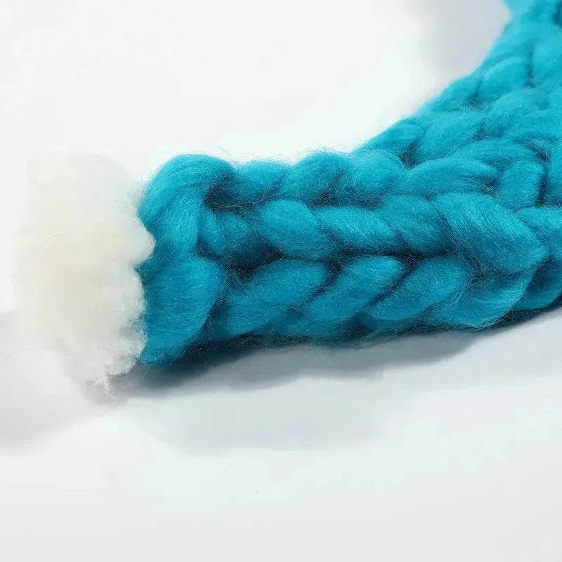 Skanto | Juleplys hette med pompon Søt vinterhette for kvinner menn barn
