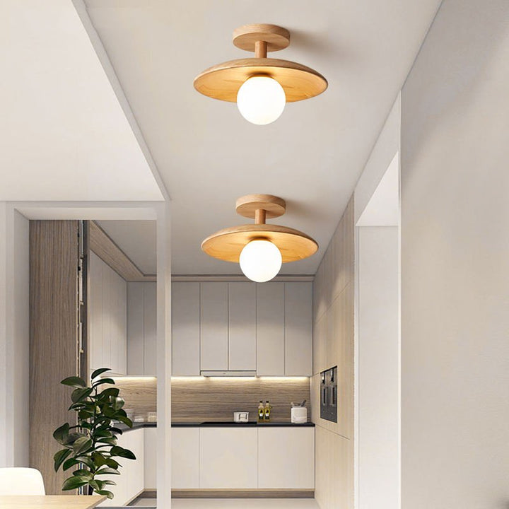 Stylish Japanese Ceiling Lamp - ZenGlow | Skanto