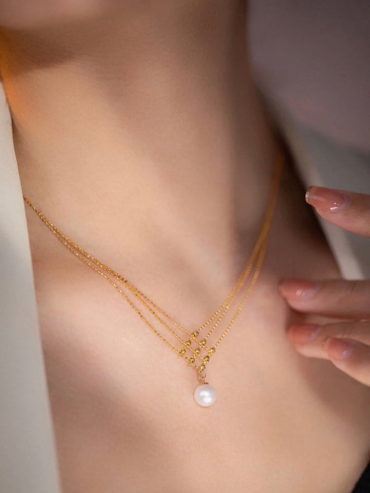 Skanto | Necklace | 24k Gullbelagt