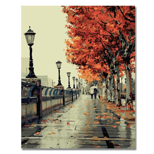 Høst - Van-Go Mal-By-Nummer Sett | Skanto