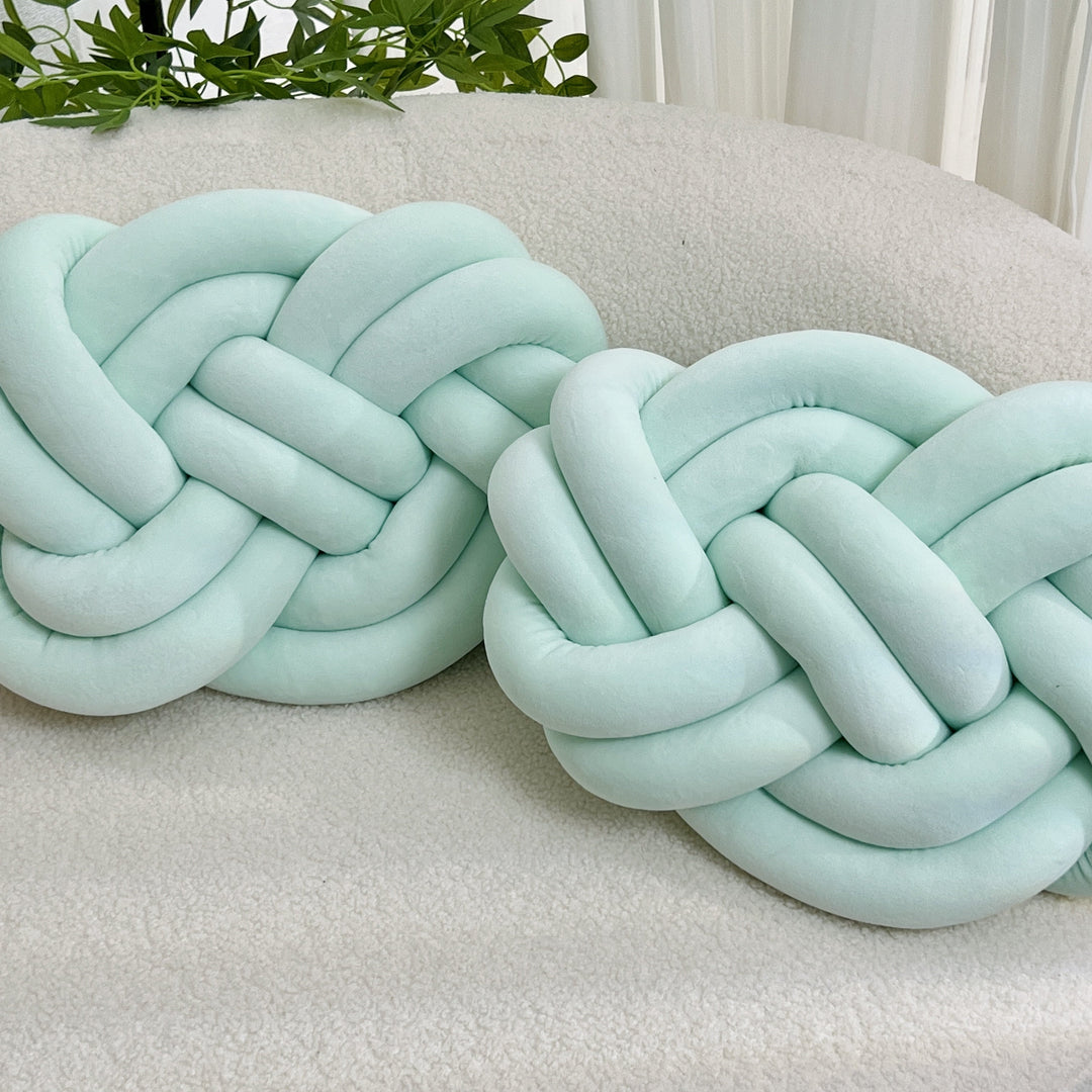 CozyPlush Set med 2 Plush Dekorative Puter – Myk Eleganse for Ditt Hjem Skanto