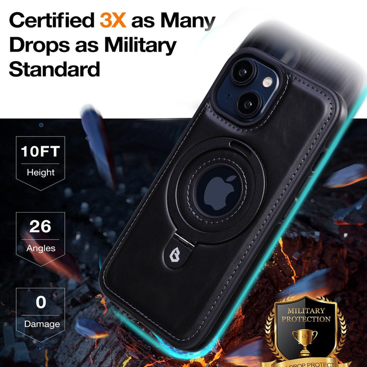 Skanto | Luksuriøs Usynlig Stativ iPhone Deksel