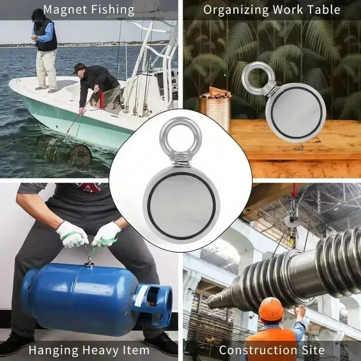 Skanto | Ultimate Dual-Sided Magnet Fishing Kit med holdbar bæreveske