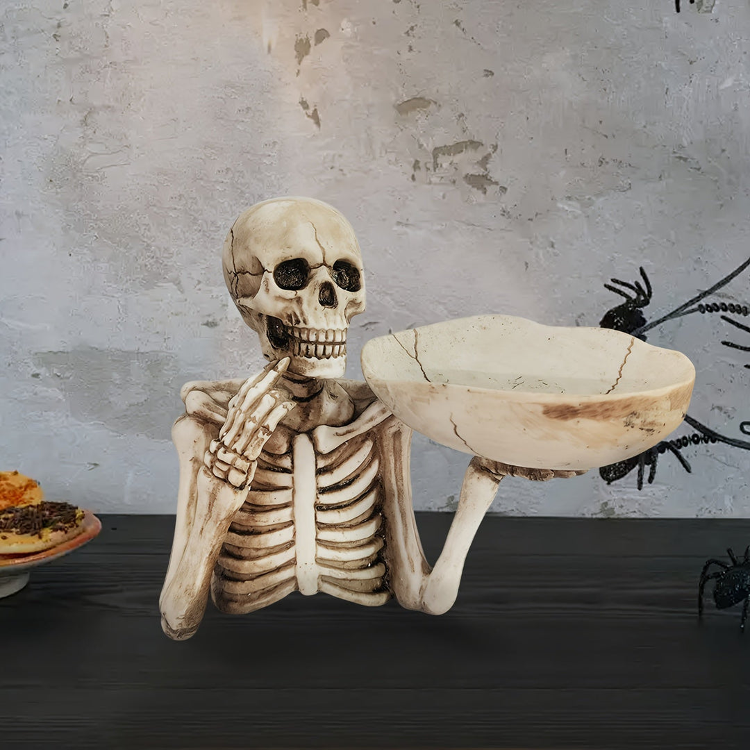 GhoulBowl Hodeskallebolle – Har Halloween godteribolle og gothisk dekorasjon | Skanto