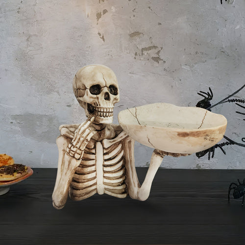 GhoulBowl Hodeskallebolle – Har Halloween godteribolle og gothisk dekorasjon | Skanto