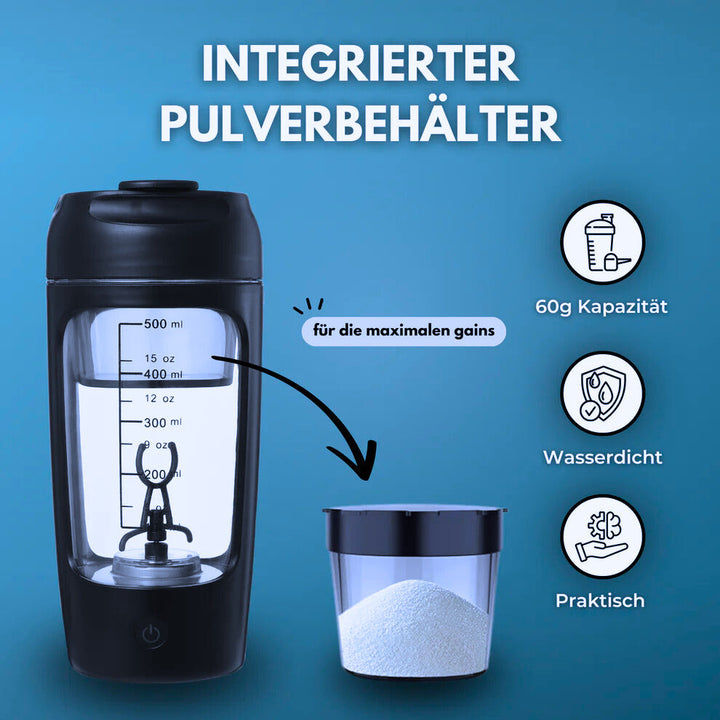 Skanto | MixMaster Shaker Flaske | 100% klumpfri, lekkasjesikker & BPA-fri løsning