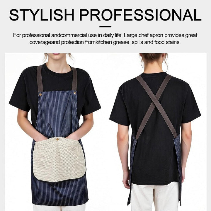 Cross Back Work Apron Skanto