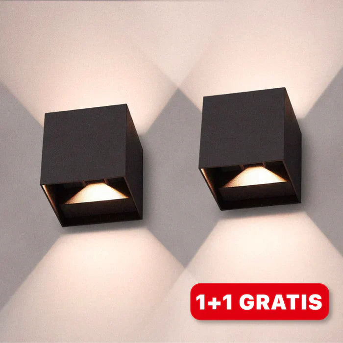 Skanto | Moderne LED vegglampe i kube design
