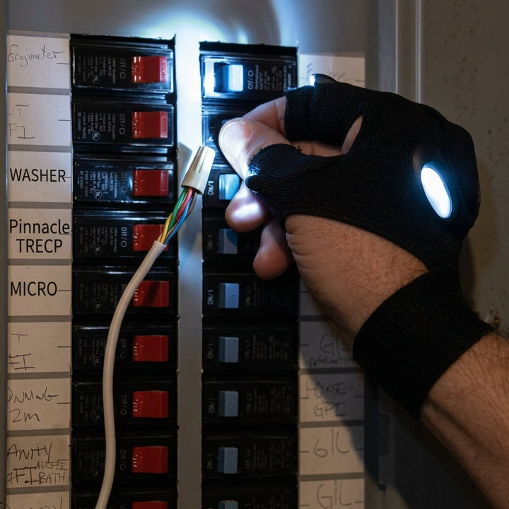 Fingerless hanske LED lommelykt | Skanto