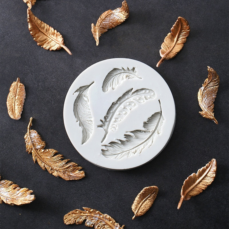 Feathers Fondant Mold | Skanto