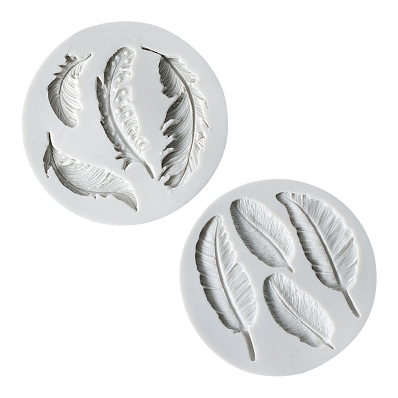 Feathers Fondant Mold | Skanto